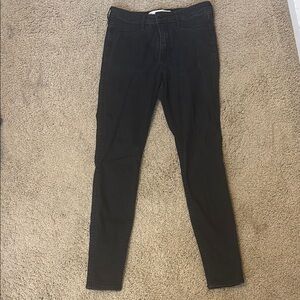 Hollister Black Skinny Jeans Sleek Fit
